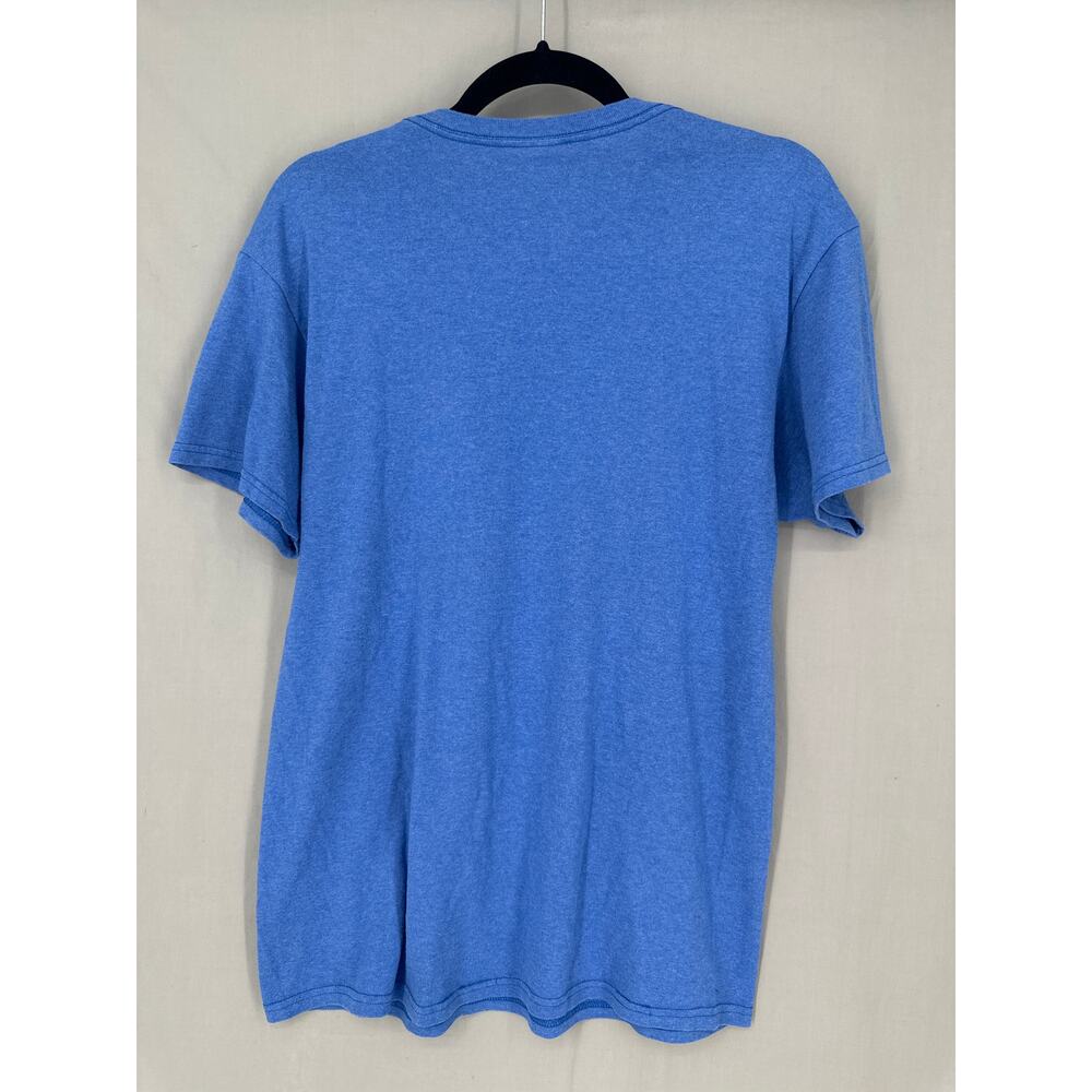 Hi Fi Music Shirt Mens Medium Blue Graphic Tee Reel To Reel Retro Audio - Picture 3 of 5
